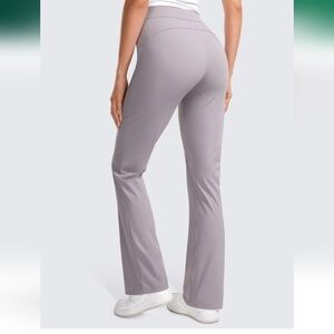CRZ YOGA GULL GRAY YOGA flare TROUSER Like NEW Golf